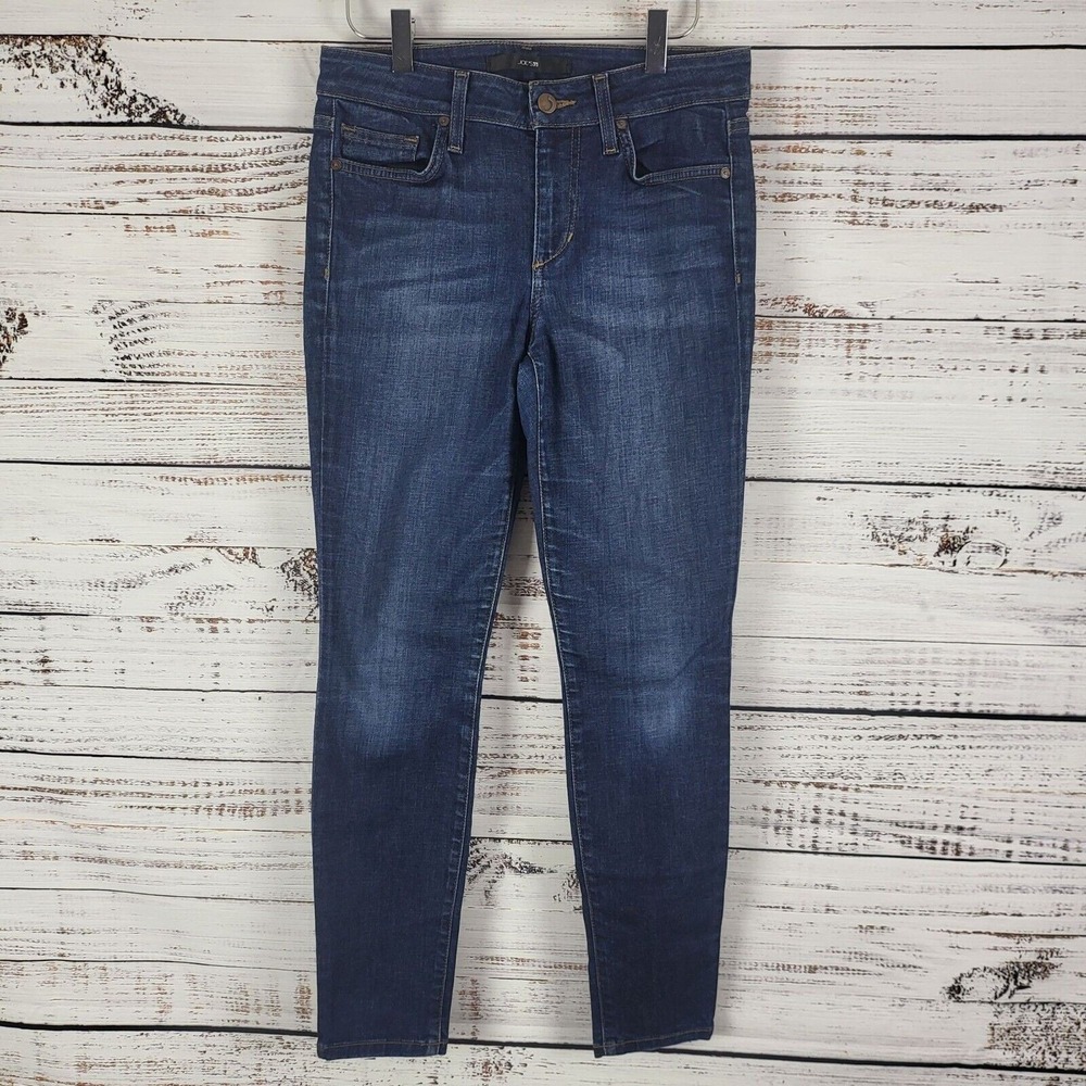 Joes Skinny Ankle Jeans 27 Womens Mid Rise Medium Wash Denim Bottoms